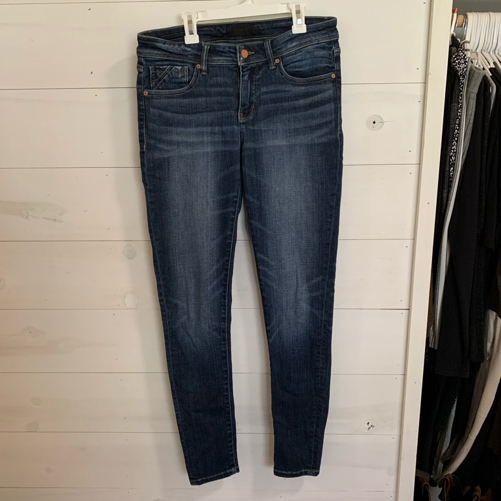 Women Buckle Black skinny jeans
